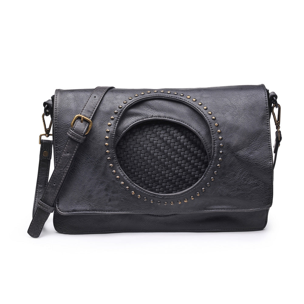 Product Image of Moda Luxe Madeline Messenger 842017117575 View 5 | Black