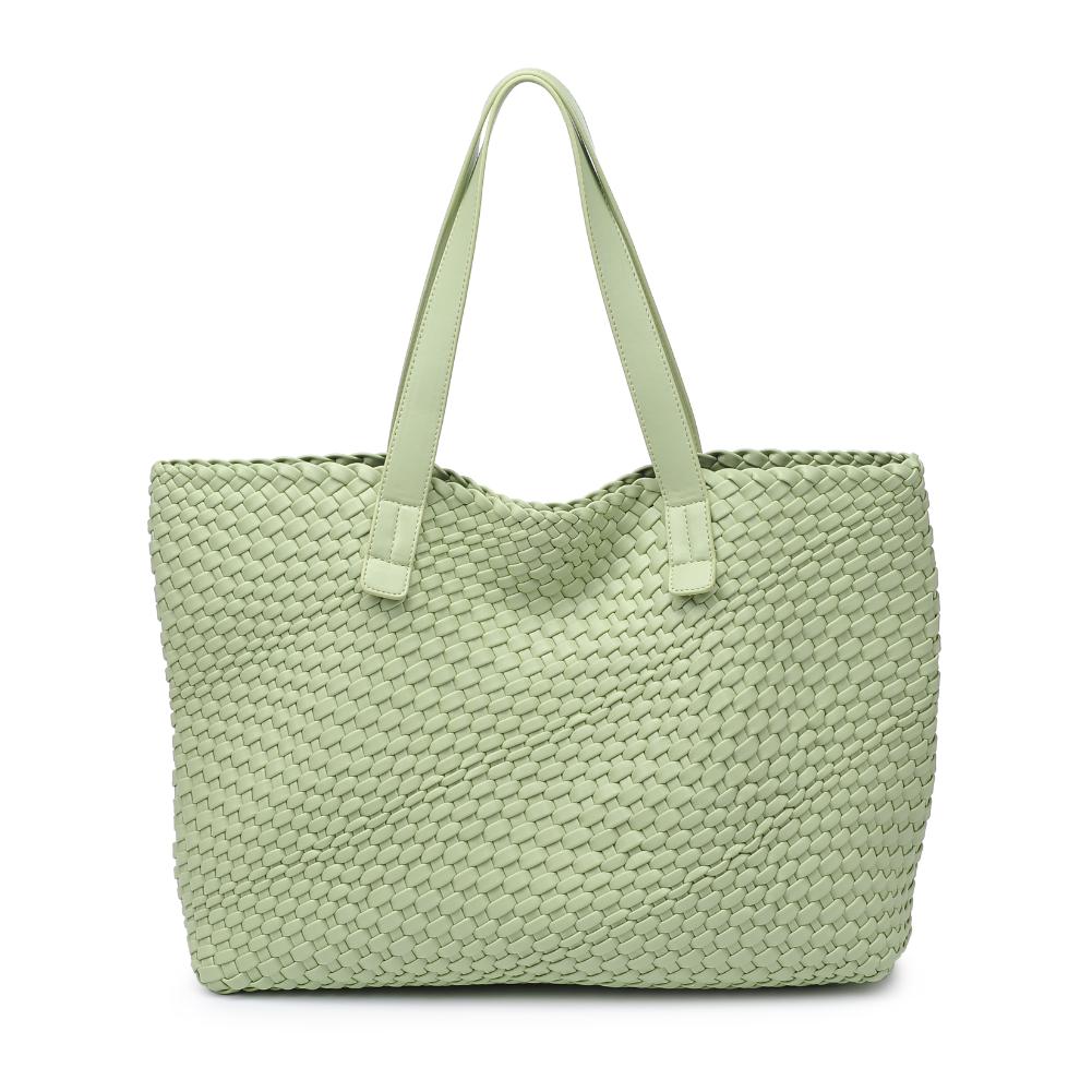 Product Image of Moda Luxe Piquant Tote 842017135616 View 7 | Pistachio