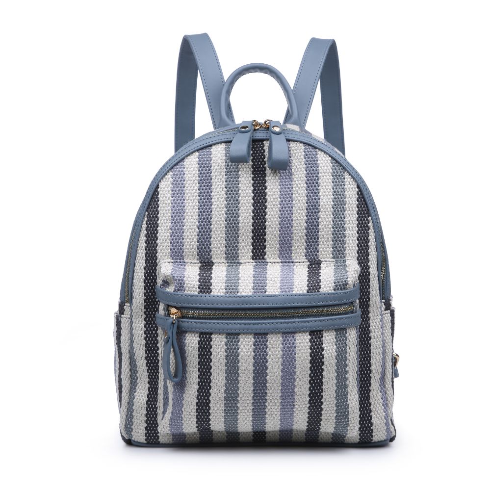 Product Image of Moda Luxe Trent Backpack 842017124443 View 5 | Denim