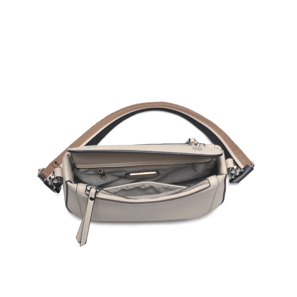Product Image of Moda Luxe Modaire Crossbody 842017134886 View 8 | Grey