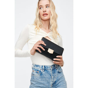 Woman wearing Black Moda Luxe Hazel Crossbody 842017130796 View 1 | Black