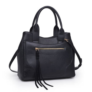 Product Image of Moda Luxe Kaitlyn Satchel 842017122319 View 2 | Black