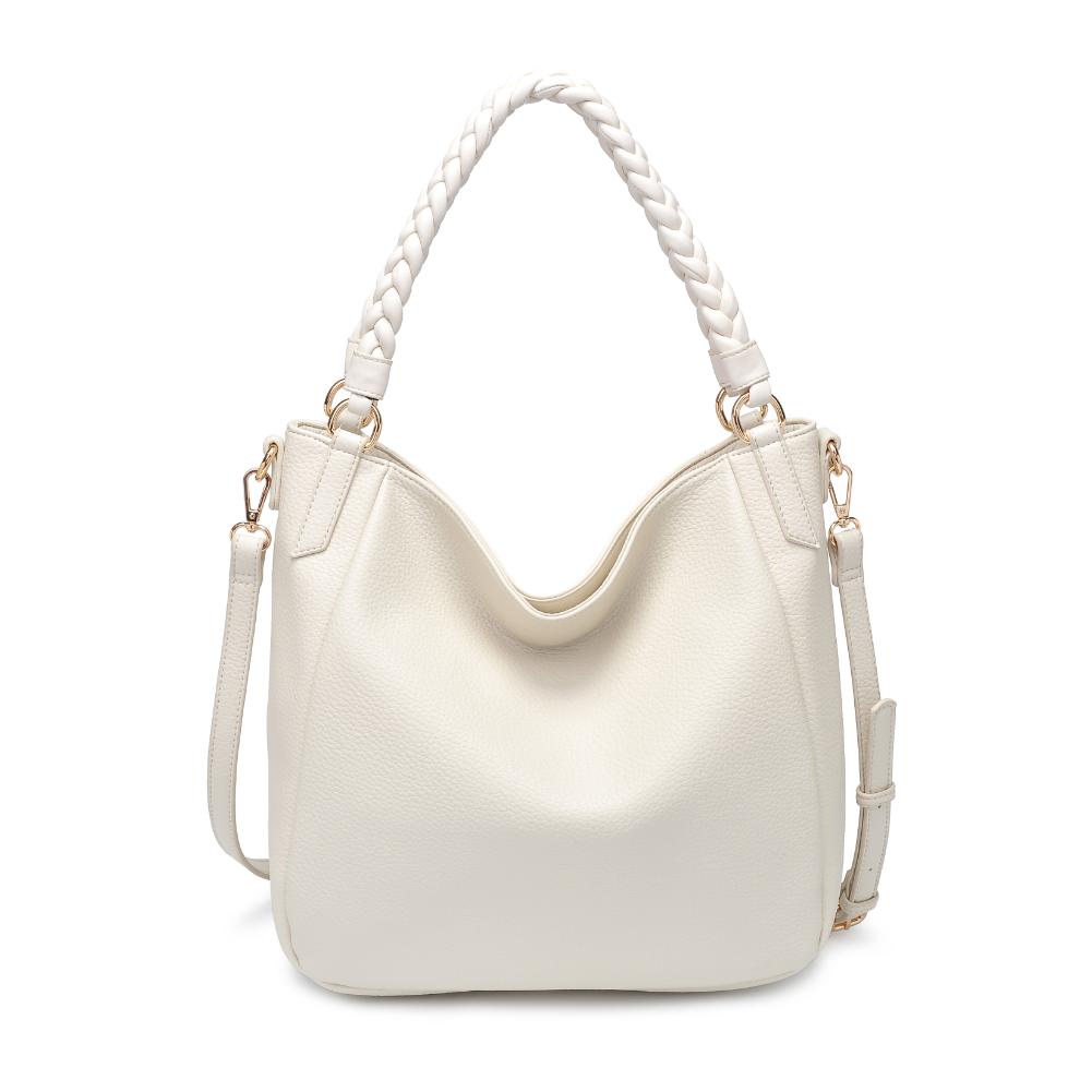 Product Image of Moda Luxe Luxelle Hobo 842017134923 View 7 | Ivory