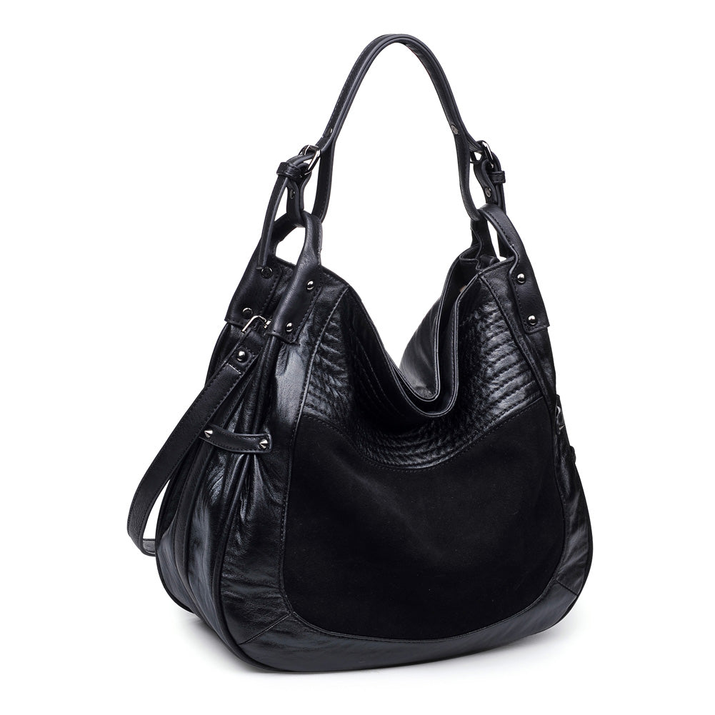 Product Image of Moda Luxe Laura Hobo 842017117520 View 2 | Black