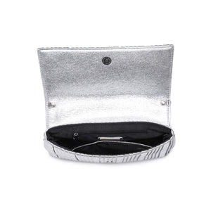 Product Image of Moda Luxe Esmeralda Clutch 842017136798 View 8 | Silver