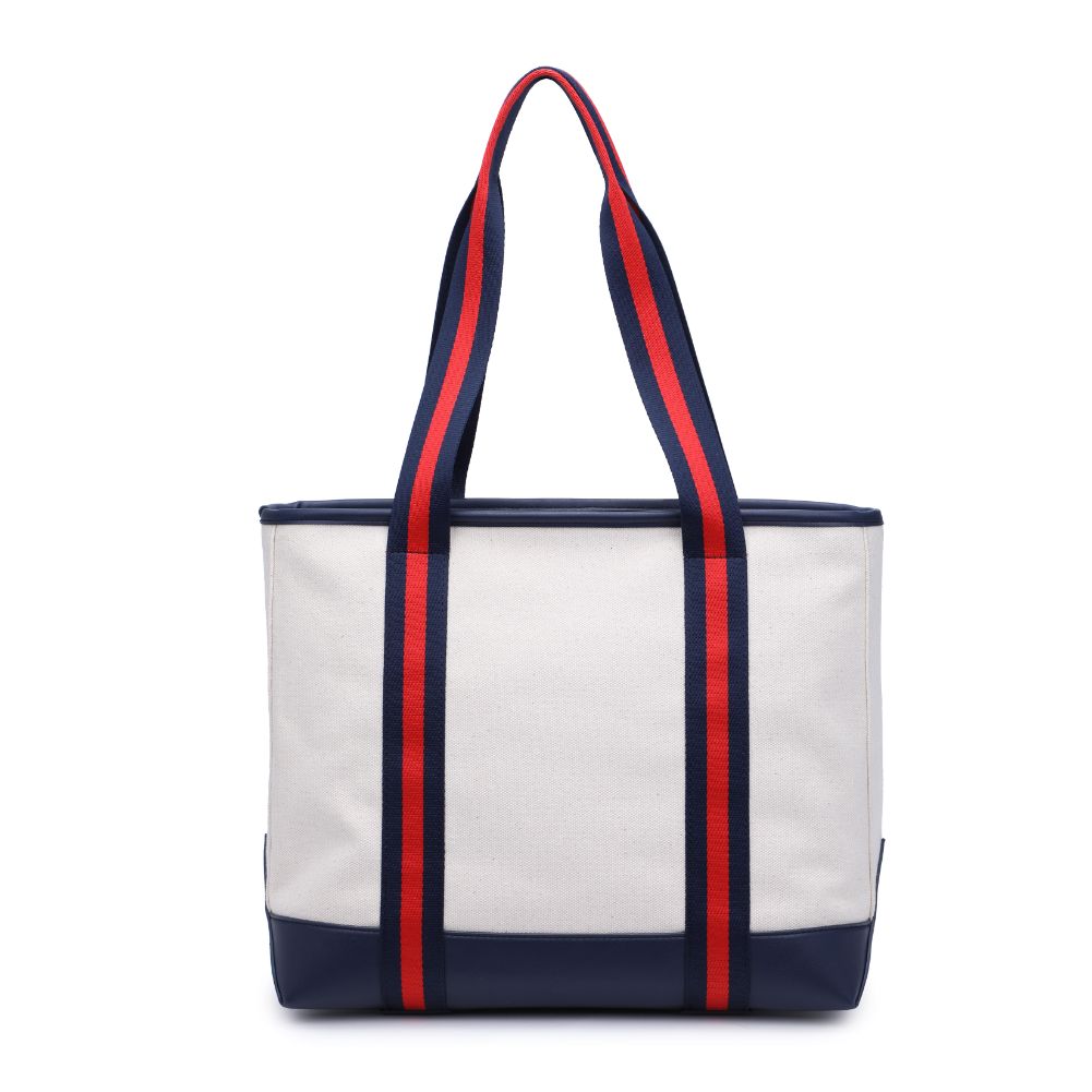 Product Image of Moda Luxe Candace Tote 842017127673 View 7 | Navy