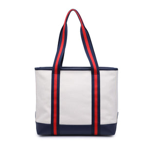 Product Image of Moda Luxe Candace Tote 842017127673 View 7 | Navy