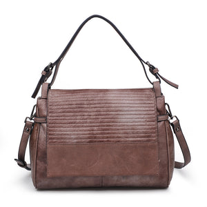 Product Image of Moda Luxe Lucy Messenger 842017117452 View 5 | Chocolate