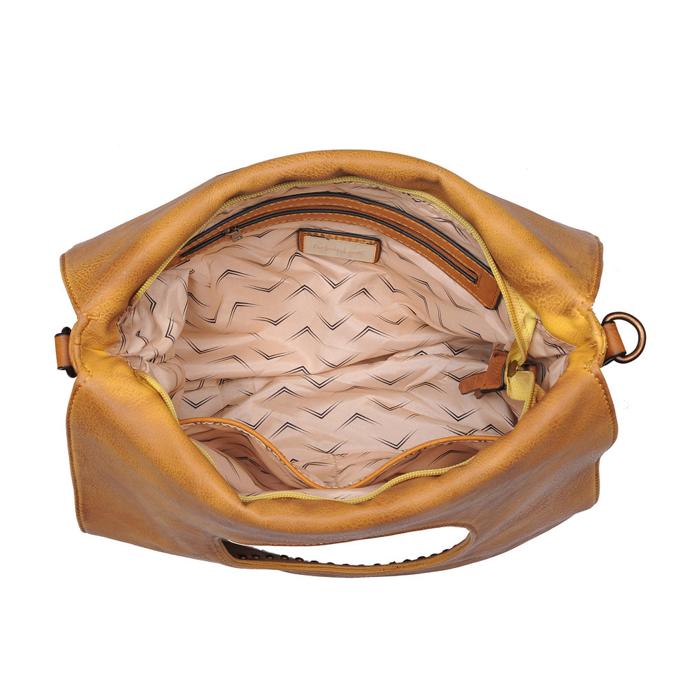 Product Image of Moda Luxe Madeline Messenger 842017117582 View 8 | Mustard