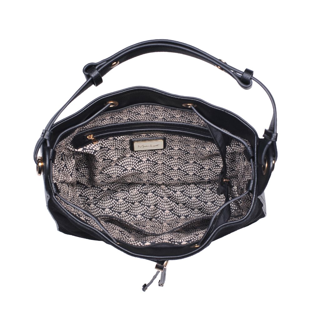 Product Image of Moda Luxe Nadia Hobo 842017122913 View 4 | Black