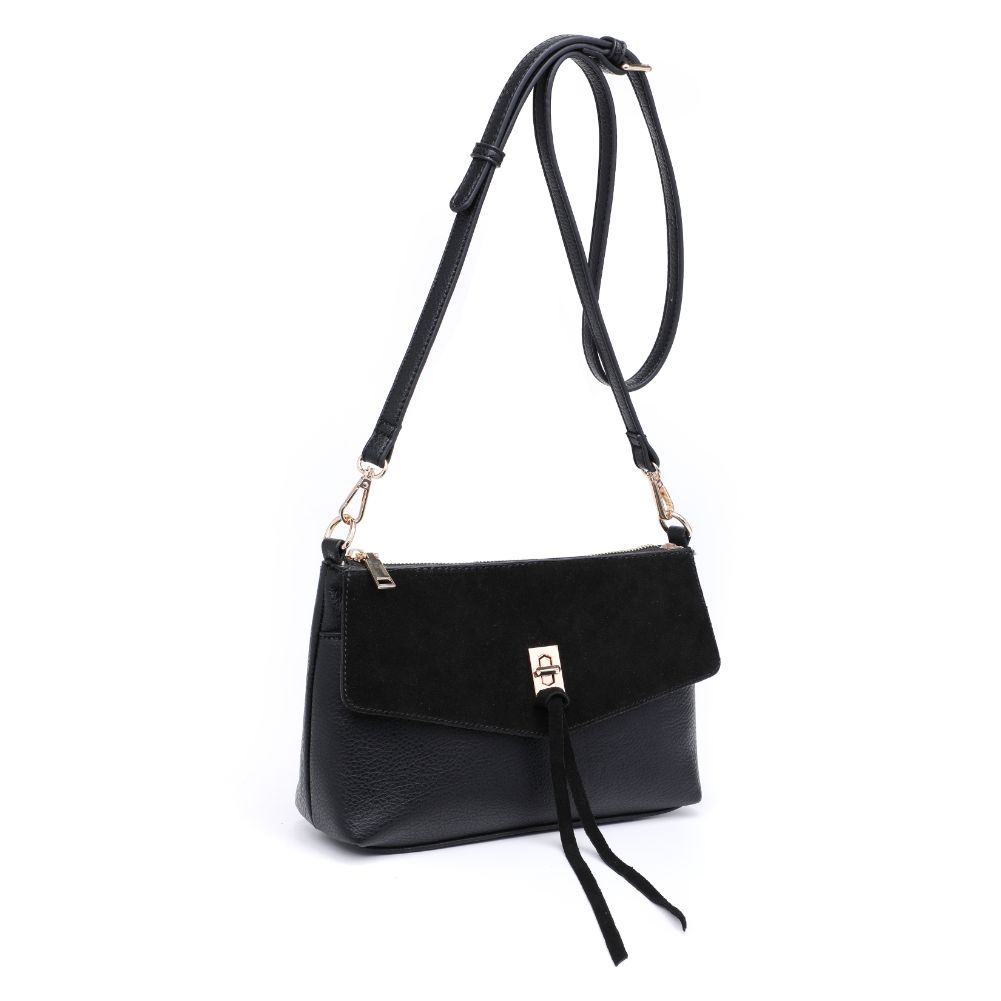 Product Image of Moda Luxe Aubrey Crossbody 842017128519 View 6 | Black