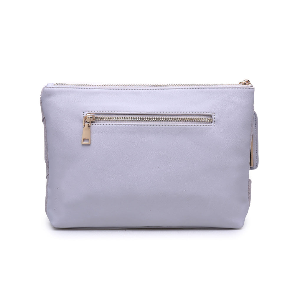 Product Image of Product Image of Moda Luxe Eleanor Clutch 842017106739 View 3 | Grey