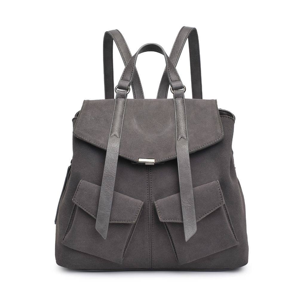 Product Image of Moda Luxe Charlie Backpack 842017127062 View 5 | Gunmetal
