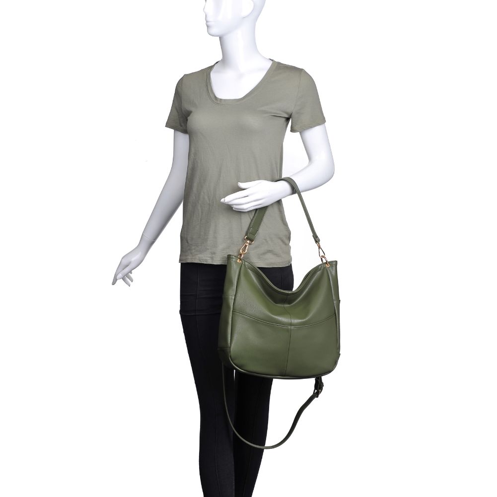 Product Image of Moda Luxe Paloma Hobo 842017126546 View 5 | Olive