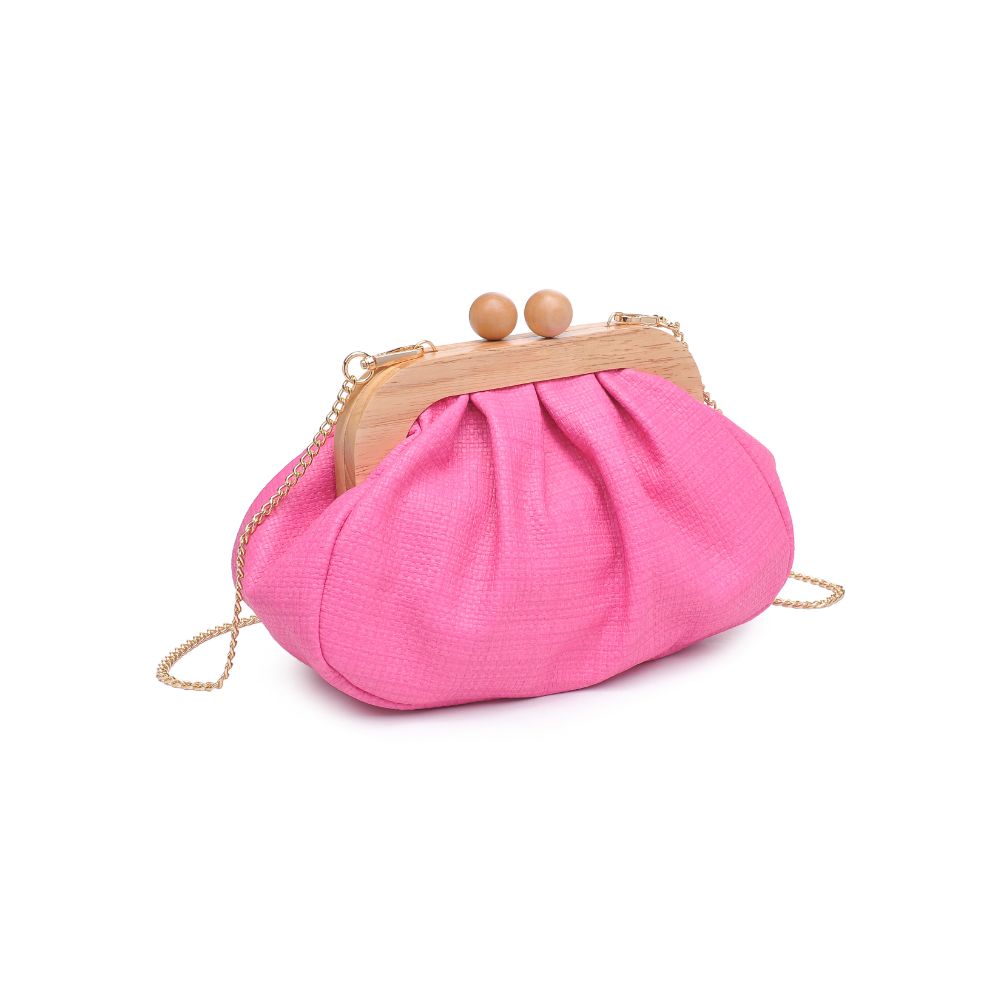 Product Image of Moda Luxe Enya Clutch 842017131243 View 6 | Hot Pink