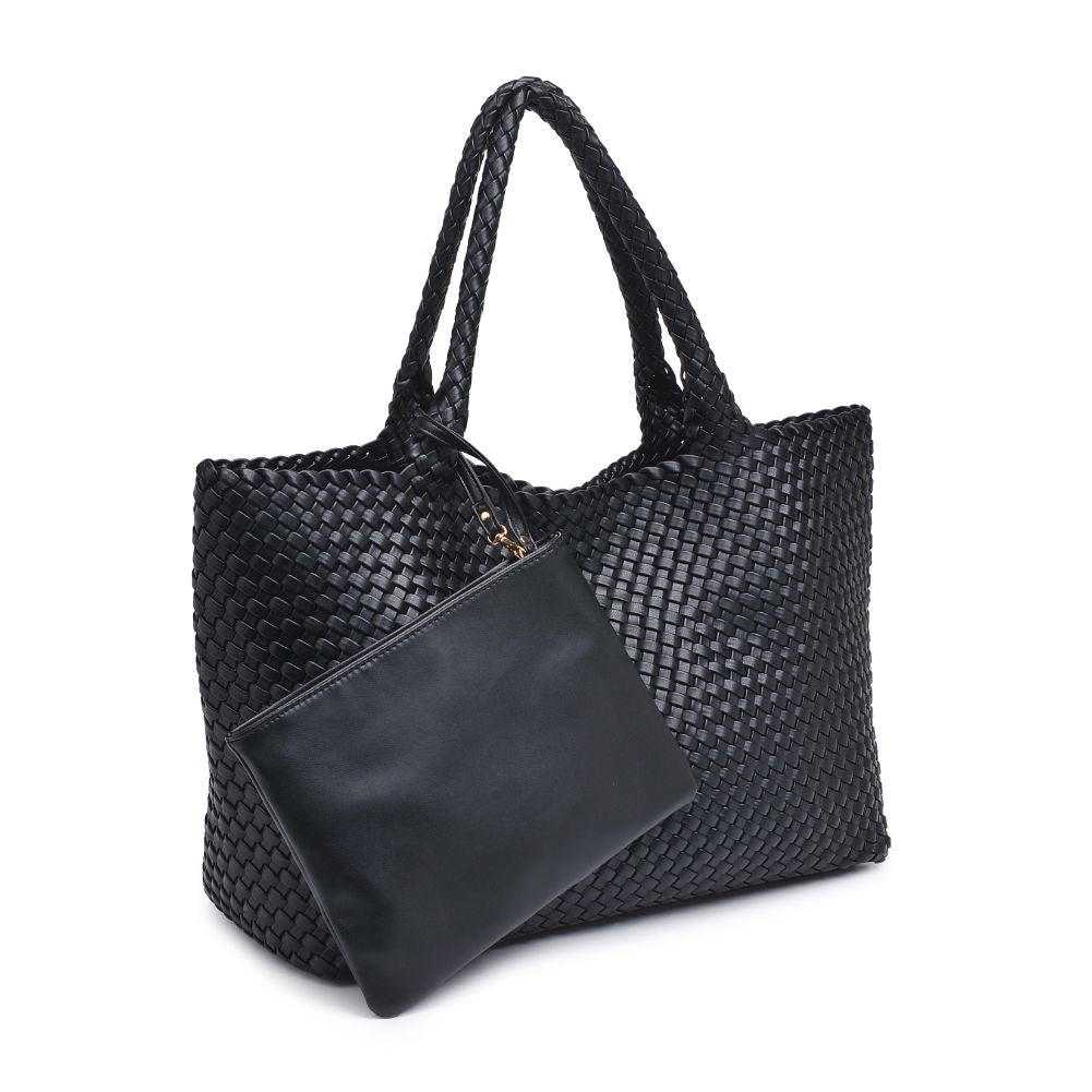 Product Image of Moda Luxe Solana Tote 842017132141 View 6 | Black