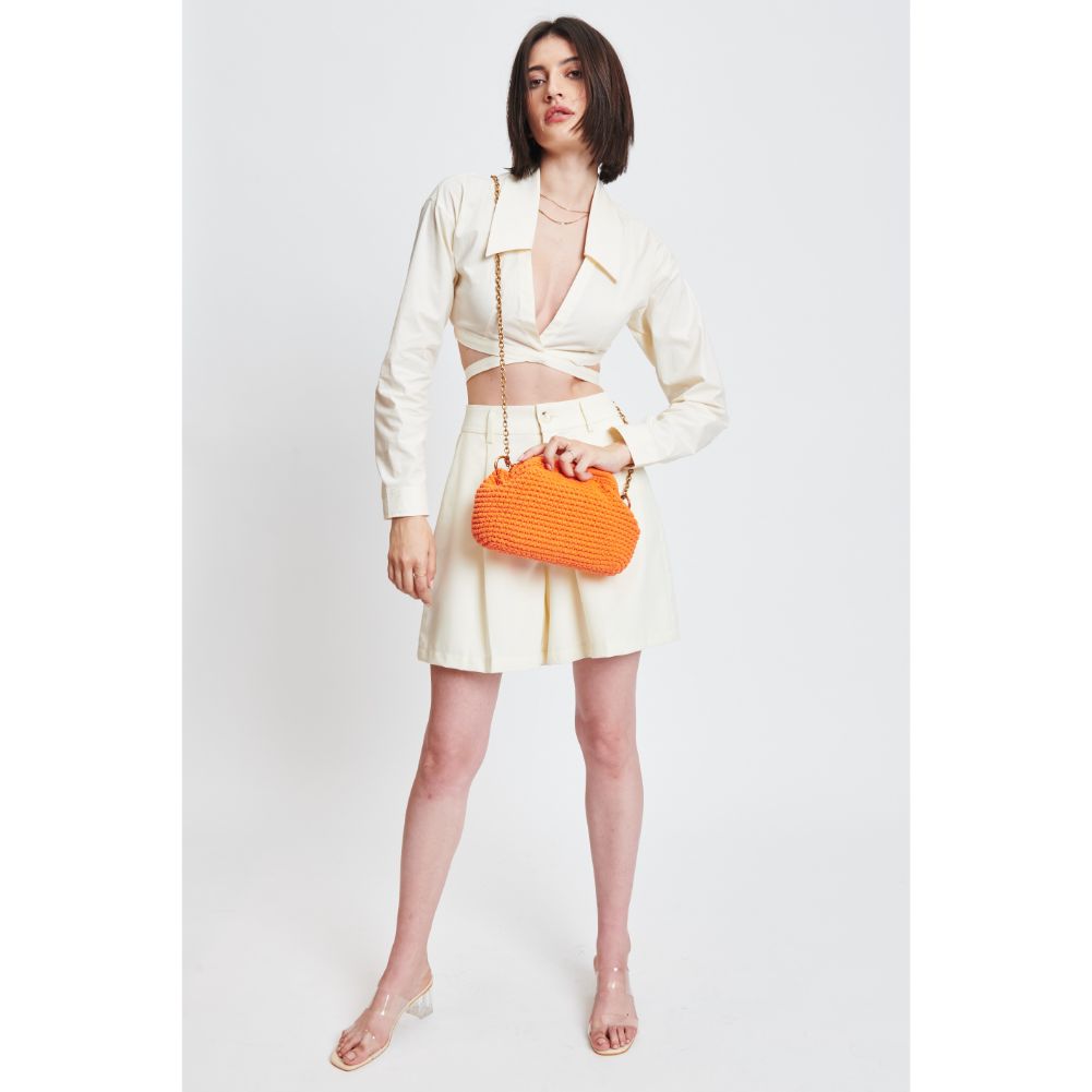 Woman wearing Clementine Moda Luxe Christabel Crossbody 842017131106 View 3 | Clementine