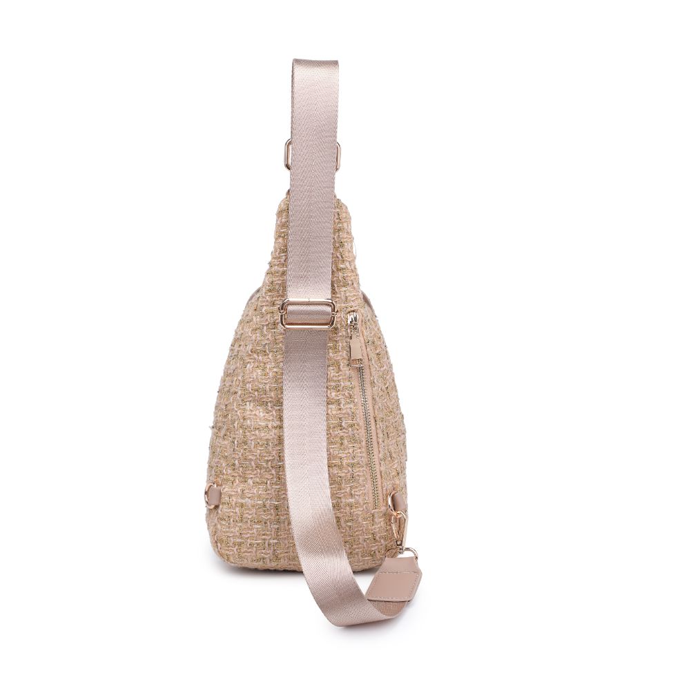 Product Image of Moda Luxe Regina Sling Backpack 842017133353 View 7 | Natural