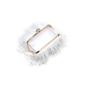 Product Image of Moda Luxe Harlow Evening Bag 842017131526 View 8 | White