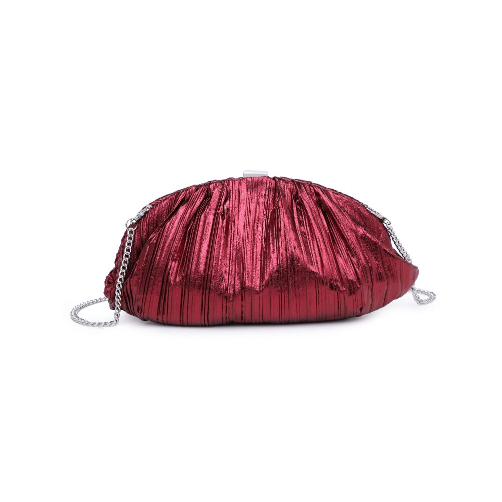 Product Image of Moda Luxe Jewel Clutch 842017132844 View 5 | Burgundy