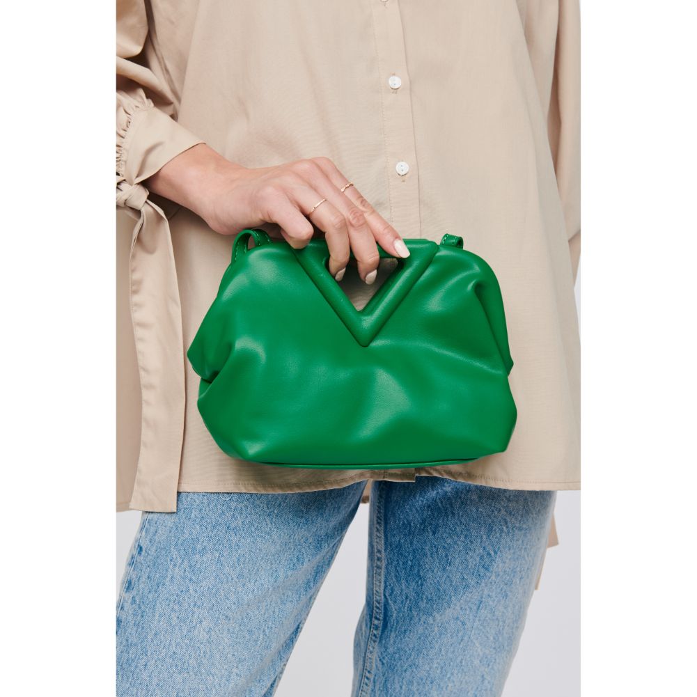 Woman wearing Kelly Green Moda Luxe Kylie Crossbody 842017129097 View 4 | Kelly Green