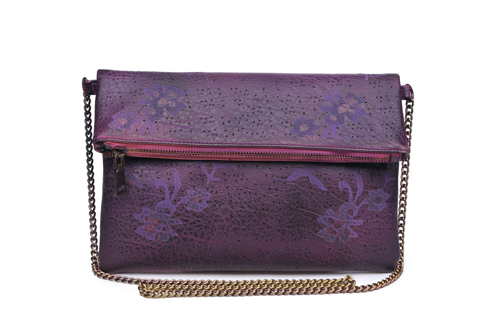 Product Image of Moda Luxe Poppy Clutch 842017107989 View 1 | Purple