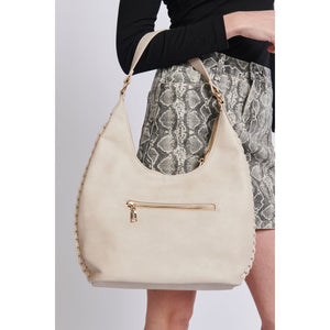 Woman wearing Ivory Moda Luxe Hadley Hobo 842017129806 View 2 | Ivory