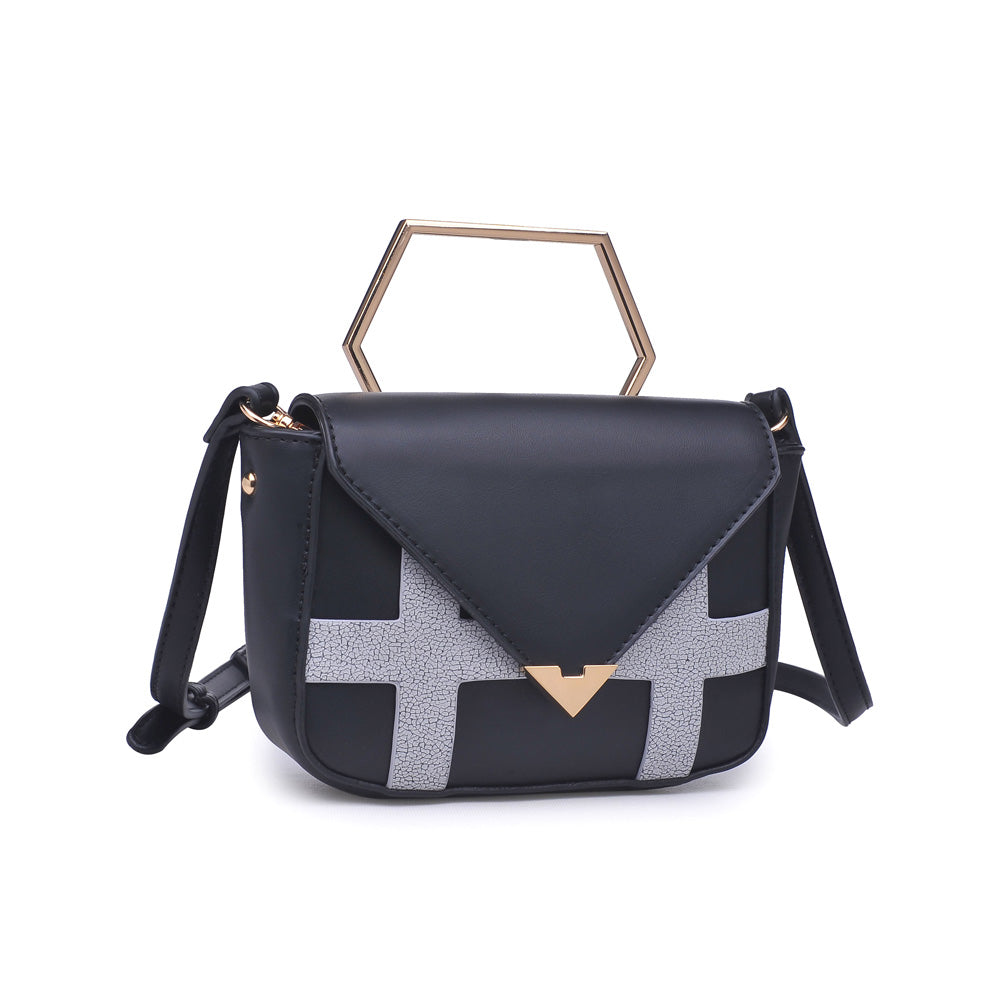 Product Image of Moda Luxe Flair Crossbody 842017111634 View 6 | Black
