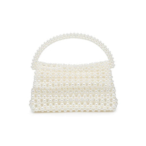 Product Image of Moda Luxe Darcy Evening Bag 842017132646 View 5 | Ivory