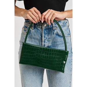 Woman wearing Hunter Green Moda Luxe Mandy Crossbody 842017133278 View 1 | Hunter Green