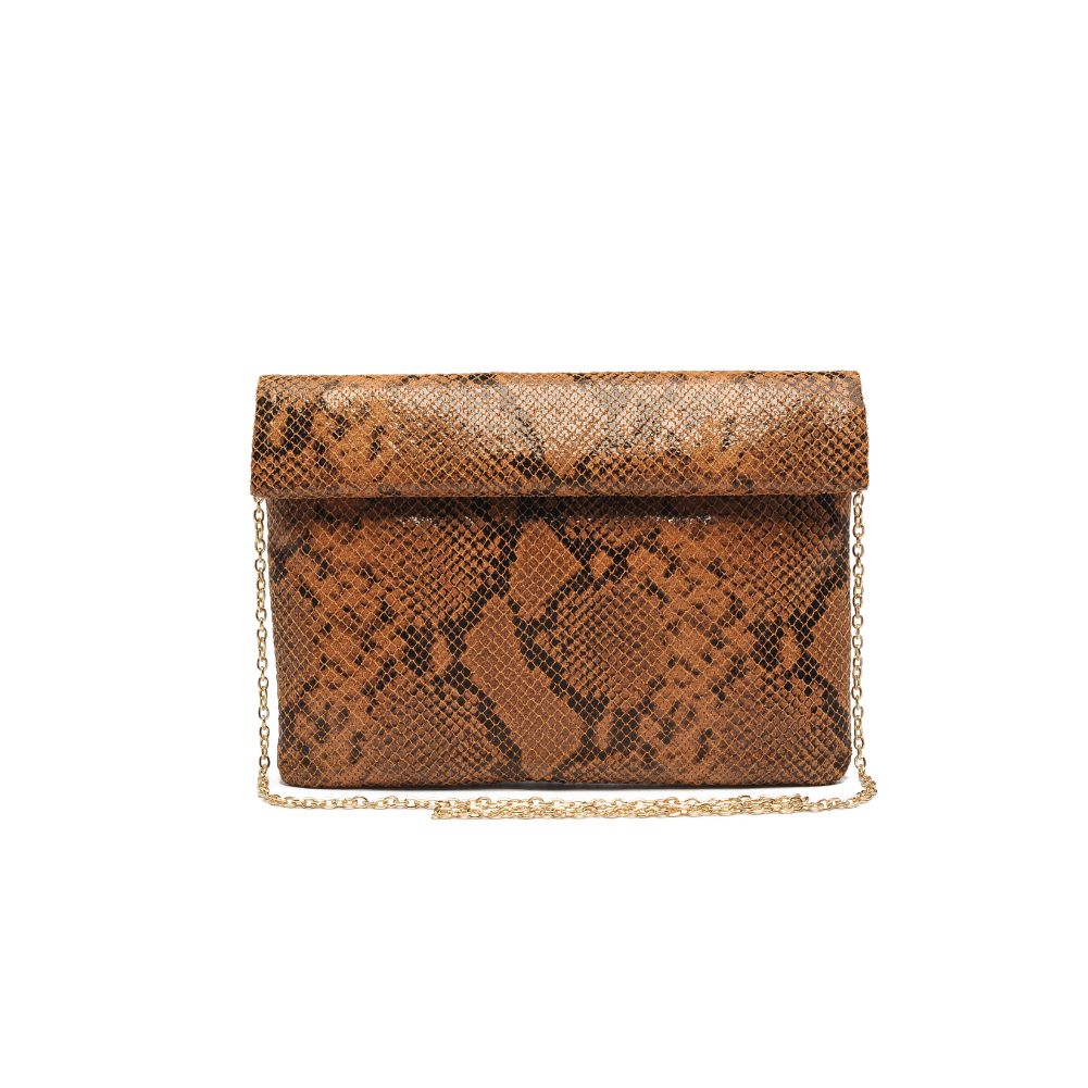 Product Image of Moda Luxe Lauren Clutch 842017128977 View 5 | Tan