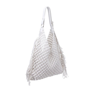 Product Image of Moda Luxe Ariel Hobo 842017131816 View 6 | White