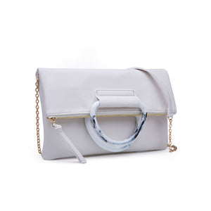 Product Image of Moda Luxe Candice Clutch 842017120360 View 2 | White