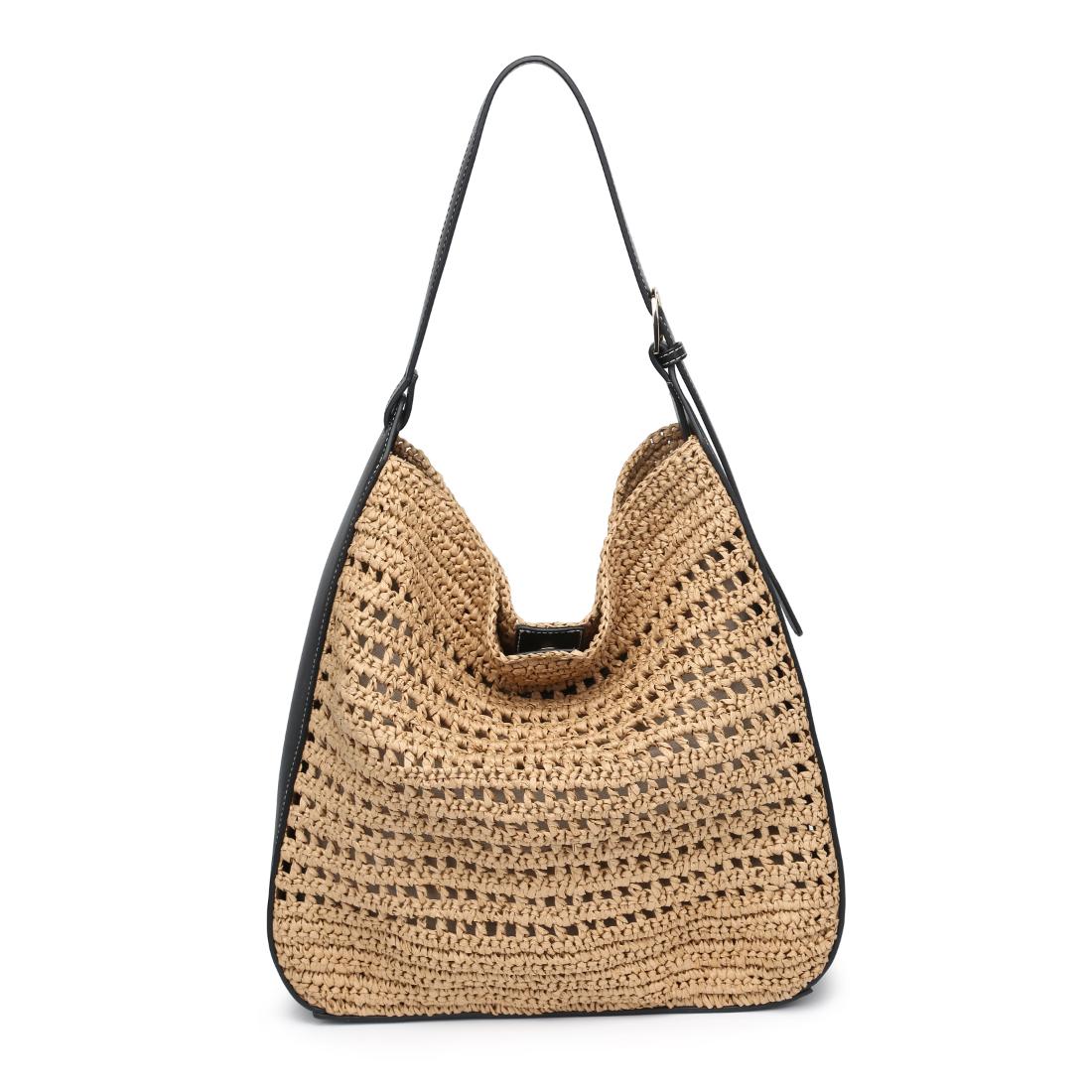 Product Image of Moda Luxe Savannah Hobo 842017138136 View 7 | Black Natural