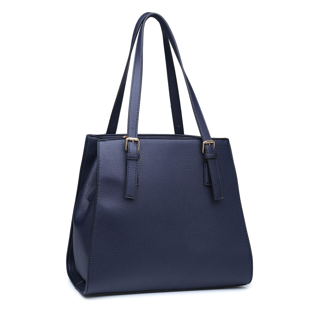 Product Image of Moda Luxe Sara Tote 842017116554 View 2 | Navy