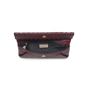 Product Image of Moda Luxe Priscilla Clutch 842017136583 View 4 | Wine