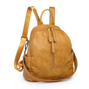 Product Image of Moda Luxe Bowie Backpack 842017119524 View 6 | Mustard