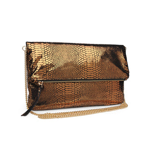Product Image of Moda Luxe Alicia Clutch 842017118015 View 6 | Copper