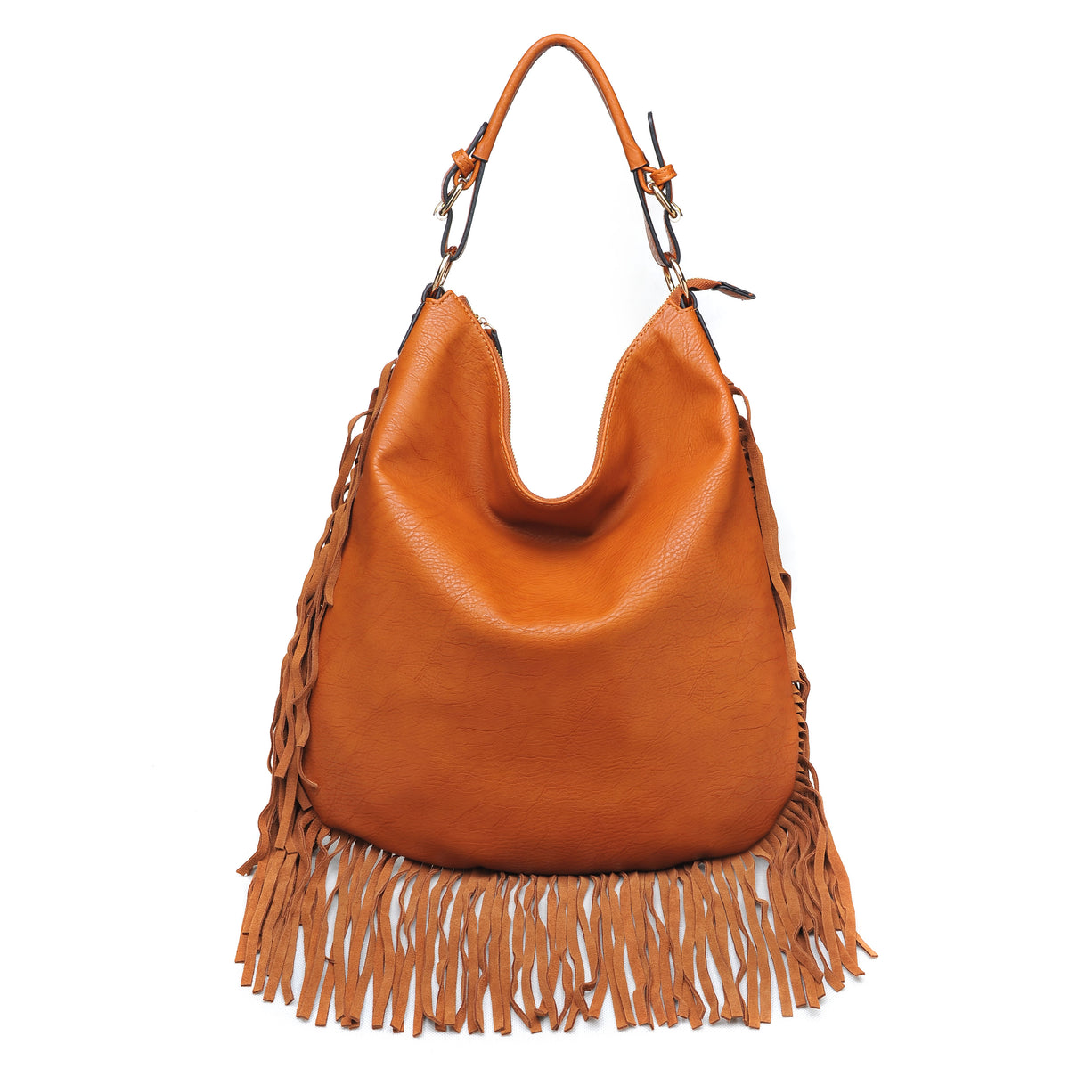 Product Image of Moda Luxe Ely Pebble Hobo 819248018308 View 1 | Tan