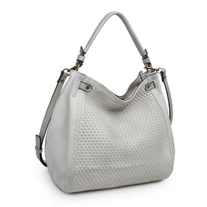 Product Image of Moda Luxe Raven Hobo 842017120728 View 6 | Grey