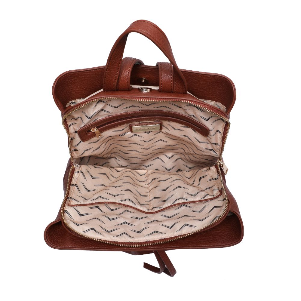 Product Image of Moda Luxe Sylvia Backpack 842017128311 View 8 | Cognac