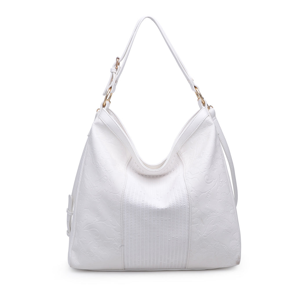 Product Image of Moda Luxe Raena Hobo 842017118244 View 1 | White