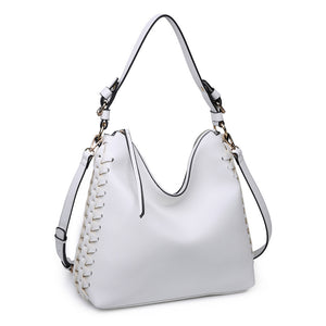 Product Image of Moda Luxe Stephanie Hobo 842017119746 View 2 | White