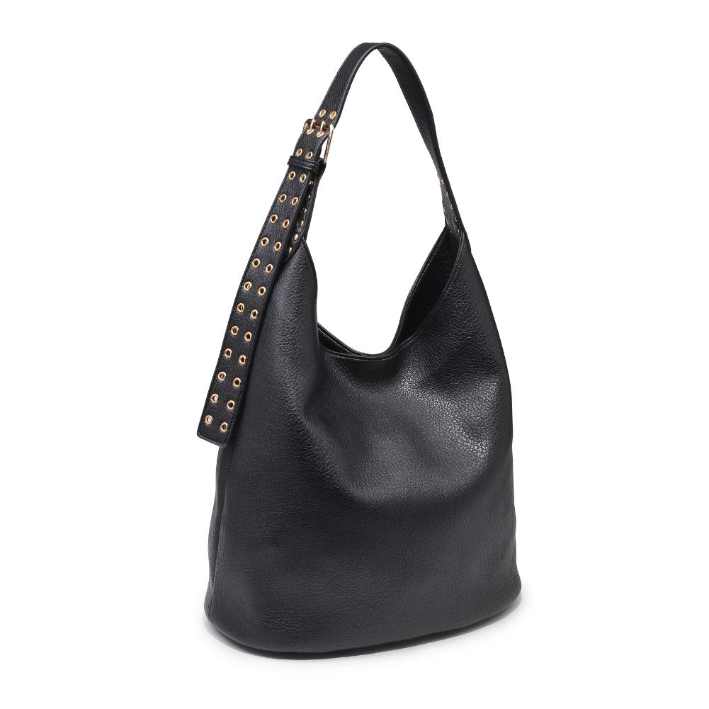 Product Image of Moda Luxe Jacqueline Hobo 842017136972 View 6 | Black