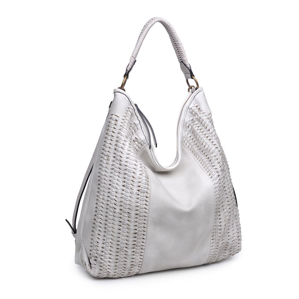 Product Image of Moda Luxe Allison Hobo 842017119265 View 2 | White