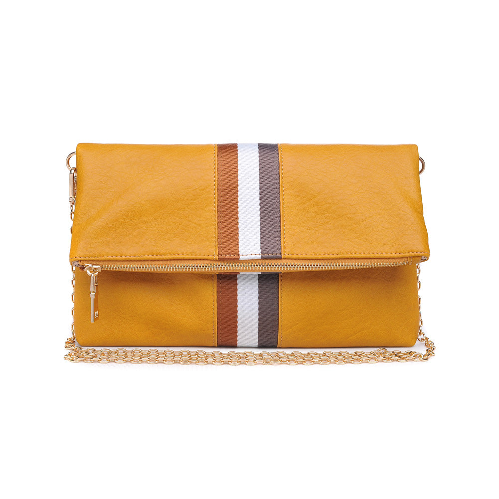 Product Image of Moda Luxe Jules Clutch 842017120070 View 1 | Mustard