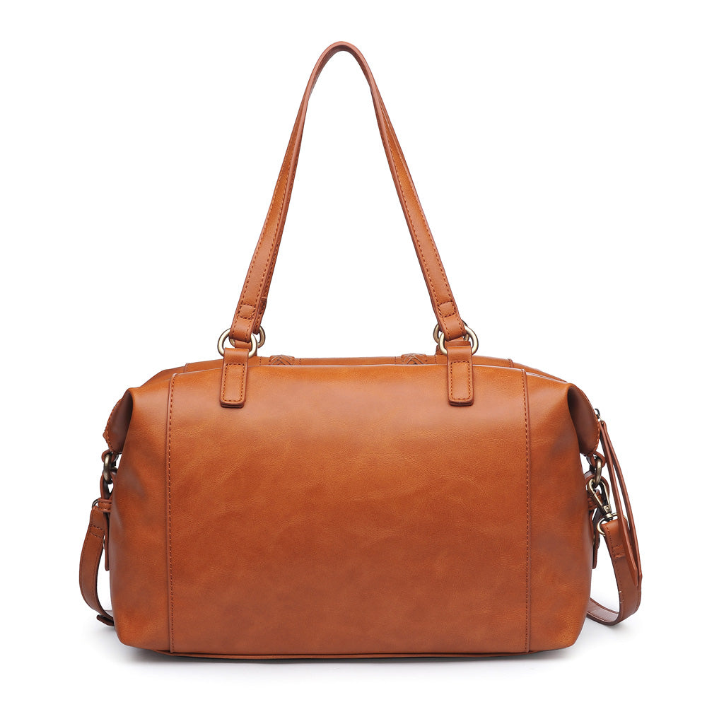 Product Image of Product Image of Moda Luxe Annette Satchel 842017118282 View 3 | Camel