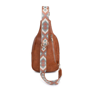Product Image of Moda Luxe Regina Sling Backpack 842017129547 View 7 | Tan