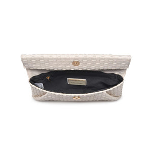 Product Image of Moda Luxe Priscilla Clutch 842017136545 View 4 | Ivory