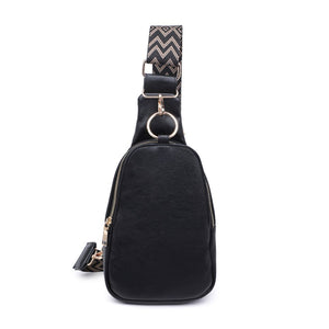 Product Image of Moda Luxe Regina Sling Backpack 842017133322 View 5 | Black